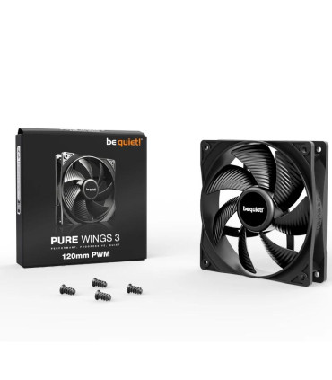 be quiet! Ventilador Pure Wings 3 120mm Negro