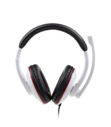 Gembird Auriculares control de volumen blanco