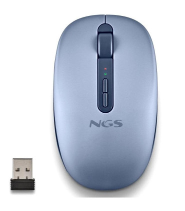 NGS Ratón Inalámbrico 2.4GHZ Dual BT FOGDUAL BLUE