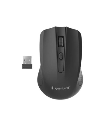 Gembird Ratón Óptico Inalámbrico 1600 DPI Negro