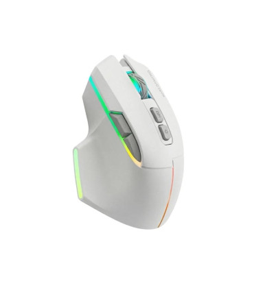 MARS GAMING Ratón Inalam. TRI-MODO 12000DPI White