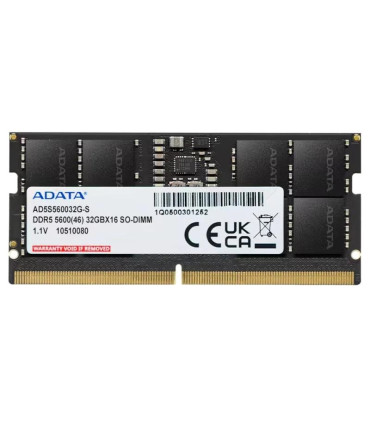 ADATA RAM AD5S560032G-S 32GB 5600Mhz DDR5 SODIMM