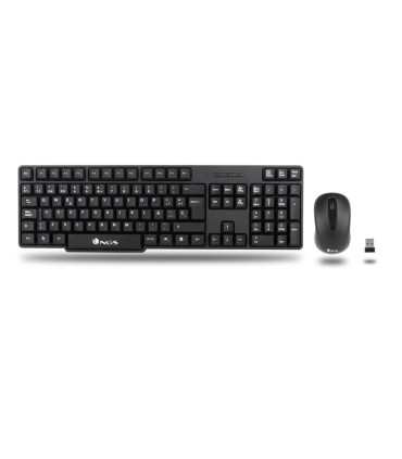 NGS EUPHORIAKIT TECL + RATON WIRELESS 2,4GHZ NEGRO