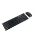 Tooq Teclado+Ratón TQKMW-3102 Slim inalámbr Negro