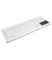 Cherry Teclado Touchpad lavable/desinfe USB Blanco