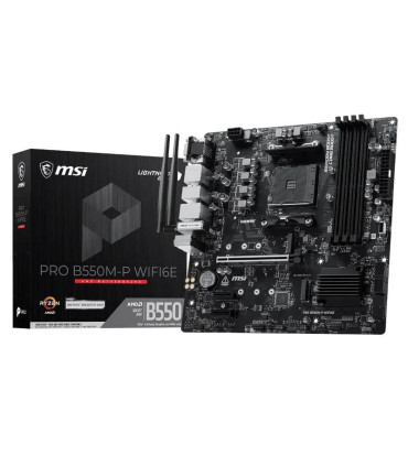 MSI Placa Base PRO B550M-P WIFI6E mATX AM4