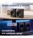 iggual Altavoces 2.0 10W mini-jack + USB Bluetooth