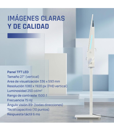 iggual Kiosco interactivo FHD ORCHID 27" W11Pro
