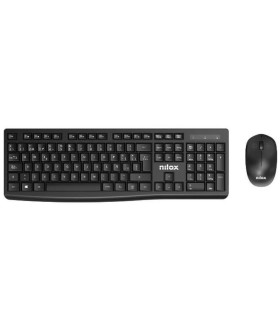 Nilox NXKMWE012 Kit teclado + ratón Wireless