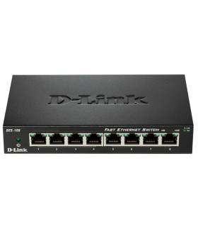 D-Link DES-108 Switch 8x10/100Mbps Metal