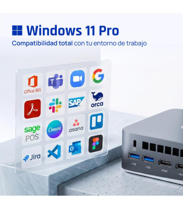 iggual Mini PC Teseracto i5 1235U 8+256 2HDMI W11P