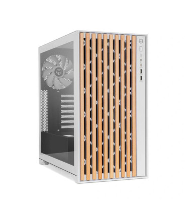 Nox Semitorre HUMMER ELEMENT madera blanco Type-C