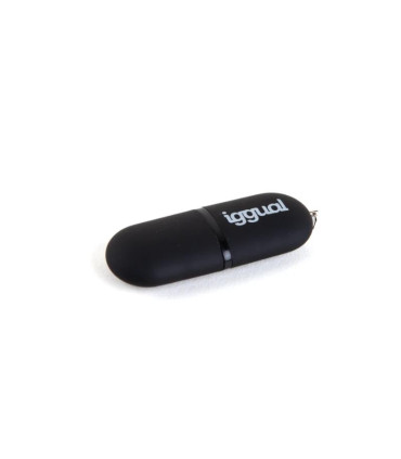 iggual Lápiz USB 2.0 16GB PEN16 negro con tapa