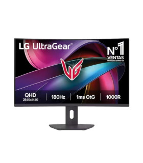 LG 32G600A-B Monitor32" QHD 180hz 2HDMI DP AA curv