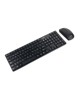 Tooq Teclado+Ratón TQKMW-3102 Slim inalámbr Negro