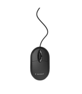GEMBIRD Ratón óptico USB 3 botones cable Negro