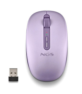 NGS Ratón Inalámbric 2.4GHZ Dual BT FOGDUAL PURPLE