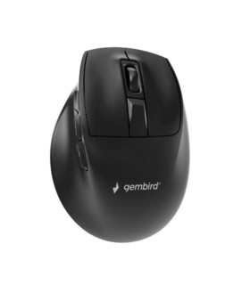 Gembird Ratón ergonómico inalámbrico de 9 botones