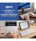 iggual Teclado Bluetooth Slim TKL-BT plata 2 canal