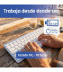 iggual Teclado Bluetooth Slim TKL-BT plata 2 canal