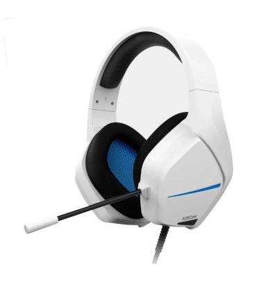 KROM KOPA MOVE AURICULAR GAMNG ESTEREO BLANCO AZUL