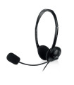EWENT EW3568 Auricular USB+micrófono cable 2,1m