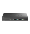 D-Link DMS-1250-10SP/E Switch 8xMG 2xSFP+ L2 PoE