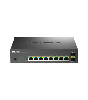 D-Link DMS-1250-10SPL/E Switch 8xMG PoE 2xSFP+ L2
