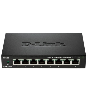 D-Link DES-108 Switch 8x10/100Mbps Metal