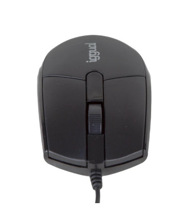 iggual Ratón óptico COM-BASIC3-800DPI negro