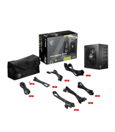 MSI Fuente Alimentación MAG A850GL PCIE5 II 850W