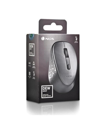 NGS RATON INALAMBRICO 800/1600DPI Gris