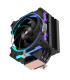 Coolbox Gaming Disipador CPU 6 Heatpipes 240W ARGB