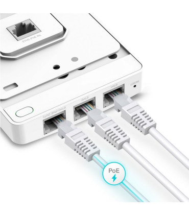 TP-Link EAP615-Wall AP WiFi6 AX1800 Dual 4xGbE