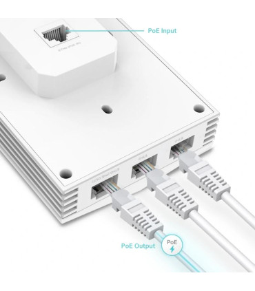 TP-Link EAP655-Wall AP WiFi6 AX3000 Dual 4xGbE