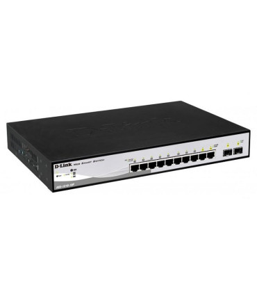D-Link DGS-1210-10P/E Switch 8xGB PoE 2xSFP