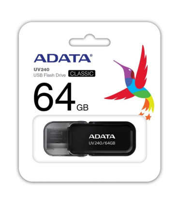 ADATA Lapiz Usb UV240 64GB USB 2.0 Negro