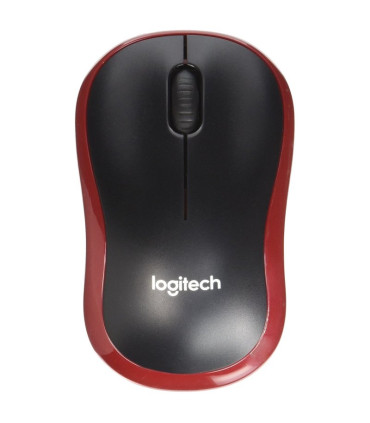 Logitech Ratón Inalámbrico M185 Rojo