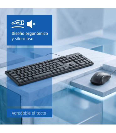 iggual Kit teclado y ratón COM-CK-STANDARD negro