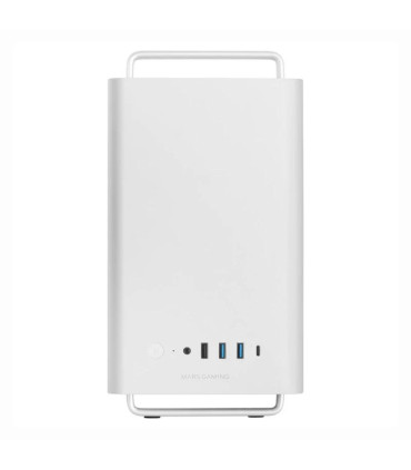 MARS GAMING Microatx MCELITE Alto Rendi. Blanco