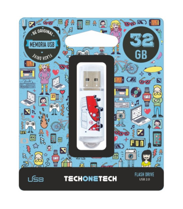 TECH ONE TECH Camper Van-Van 32 Gb USB 2.0