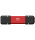 SP Memoria USB DS72 250GB USB A+C 3.2 Gen2 Rojo