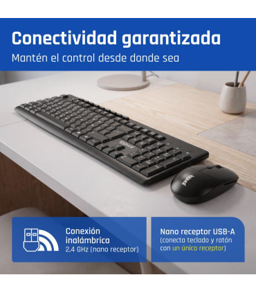 iggual Kit teclado ratón inalámbrico WMK-BASIC