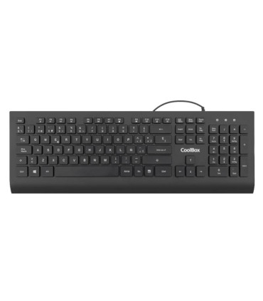 COOLBOX Teclado Flatpro usb 1.8M silencioso