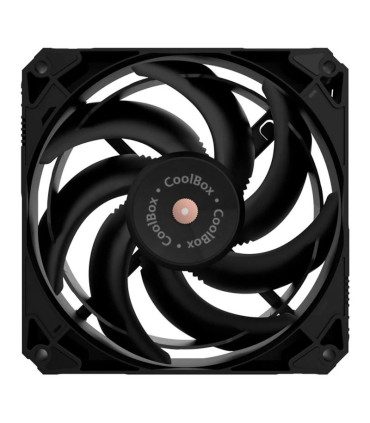 Coolbox Gaming Ventilador V12 PWM AUX 12Cm Negro