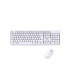 APPROX Teclado+Ratón Inalamb. X420W 1000DPI Blanco