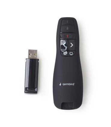Gembird Presentador Inalámbrico Puntero Láser USB