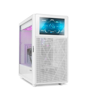 Nox Semitorre HUMMER BIOSpantalla LCD 8" Blanca