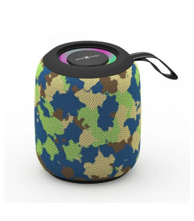 Gembird Altavoz BT Efecto Luz LED RGB Camuflaje