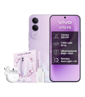 VIVO V70 FE 8Gb 256Gb Bundle Ch90w+ Buds3 Purple
